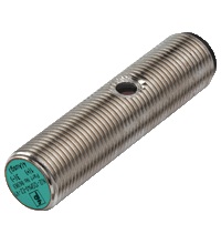 Pepperl&plus;Fuchs Inductive Proximity Stainless Steel Barrel Sensor; 12mm; Embeddable; 10-60VDC; NO; NPN; Connector - M12